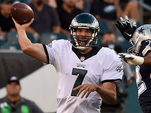 Eagles QB Sam Bradford played much better in the 2nd half of last season 