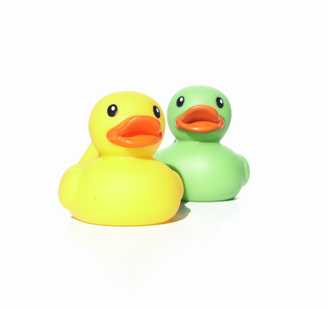 The rubber ducky relay game will allow everyone a chance to sing and be silly.