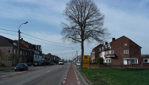 View of Vroenhoven near the Dutch-Belgian border. 