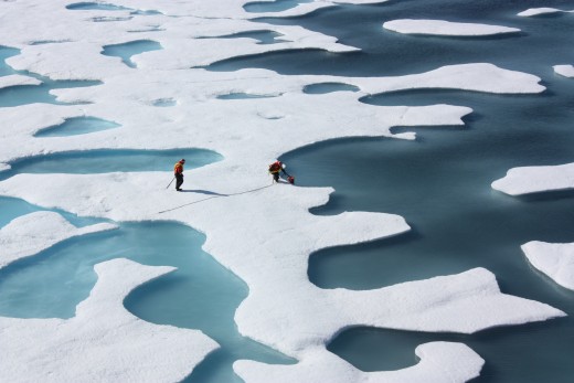 Ponds on the ocean