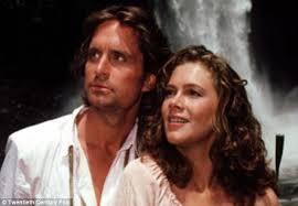 Kathleen with frequent co-star Micheal Douglas in Romancing The Stone