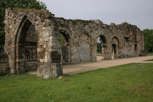 St Oswald's Priory, Gloucester, built by Aethelflaed around 900 A.D.
