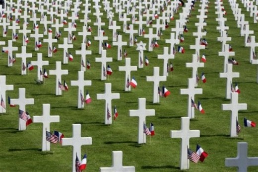 Normandy, a monument to sorrow and grief.