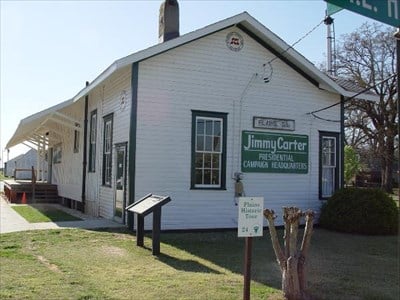 Plains Train Station Jimmy Carter Campaign Headquarters