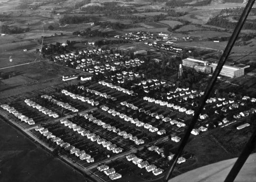 ATCO mill and town from Goodyear