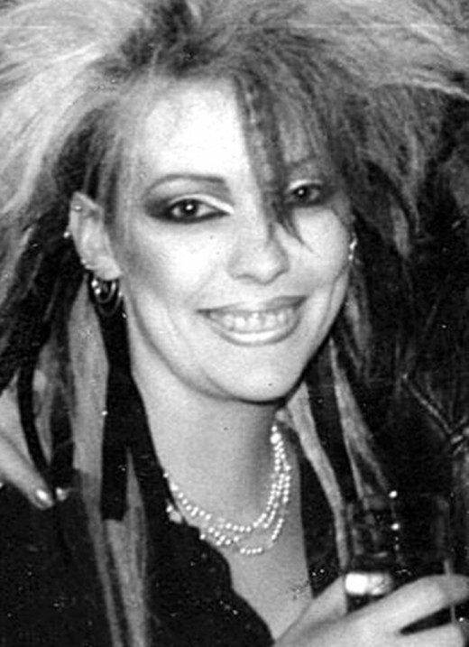 Me aged about 18 or 19, when I was a punk - I hated the way I had a double chin on photos!
