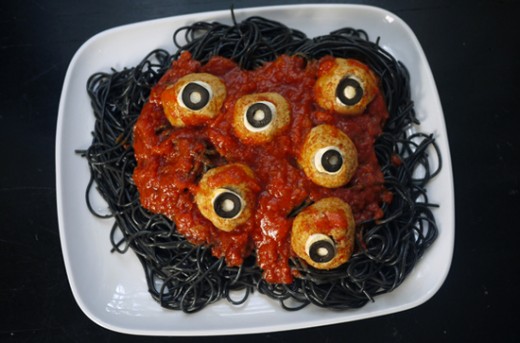 A Spooky Halloween dinner idea