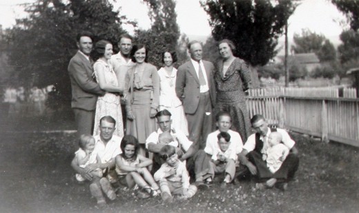 Grandmother's parents, brothers, and family