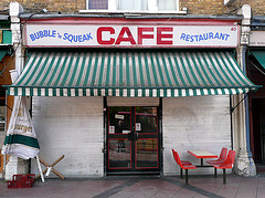 The Bubble and Squeak Cafe,.....  An homage to this Tasty Dish...... All photographs courtesy Flickr