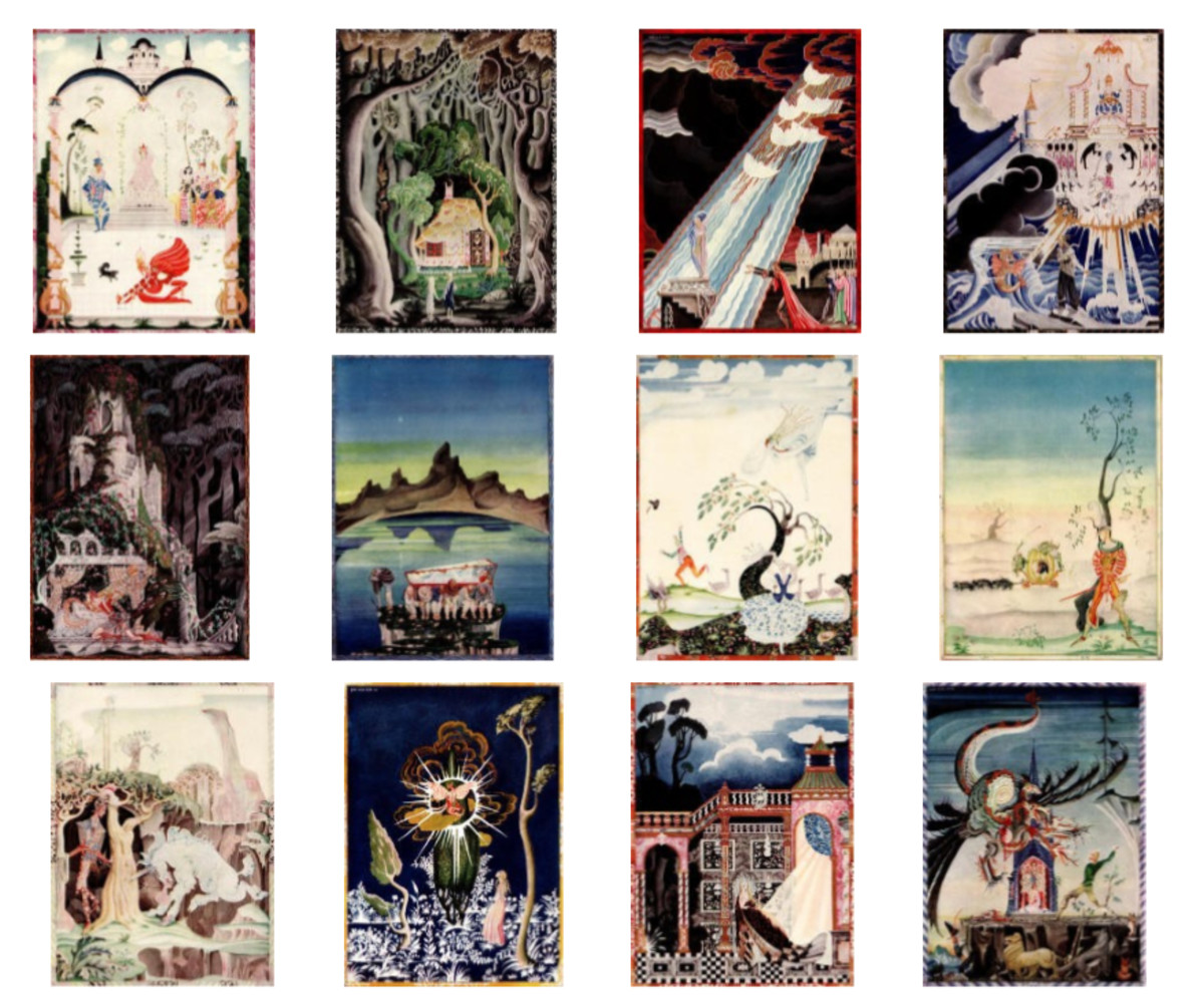 Here we show each of the full-color designs by Kay Nielsen published in 