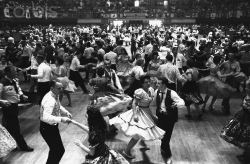  Square  Dancing  at Oakland  Folk Dance  Festival  May 1 1962.