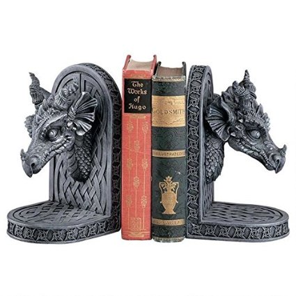 Dragon bookends from Amazon