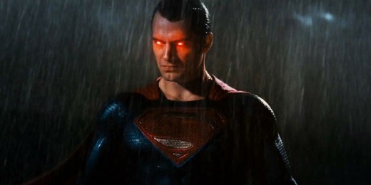 Superman with Angry Eyes