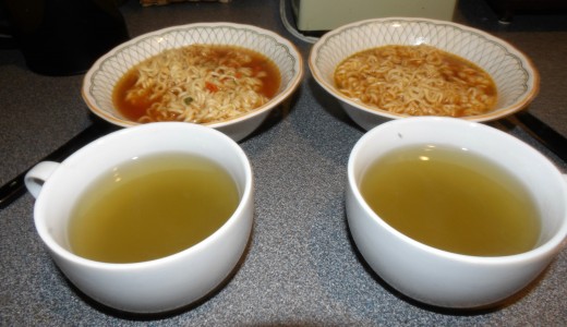 I broke down and bribed Him with spicy shin bowls and matcha tea for us both. I have no pride. 