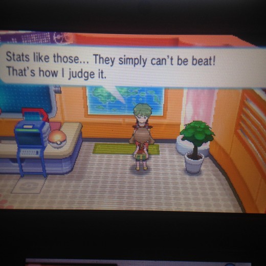 The IV Judge in the Battle Resort Pokémon Center The IV Judge in the Battle Resort Pokémon Center