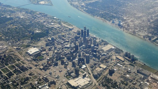 Downtown of Detroit