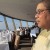 Walker, overlooks Niagara Falls, Ontario on the Canadian side in Skylon Restaurant, as it rotated showing a view of the city. Walker, overlooks Niagara Falls, Ontario on the Canadian side in Skylon Restaurant, as it rotated showing a view of the city.