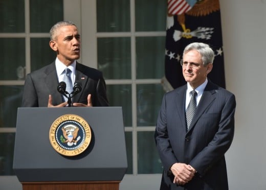 President Obama introduces Merrick Garland as his Supreme Court nominee Wednesday at the White House. Garland, 63, is currently chief judge of the U.S. Court of Appeals for the District of Columbia Circuit. 