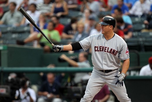 Jim did this thing with his bat to where it looked like maybe he was pointing it at someone or somewhere. Like he might be about to call his shot. 