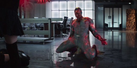 The Vision played by Paul Bettany