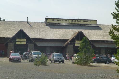 The gift shop at Yellowstone