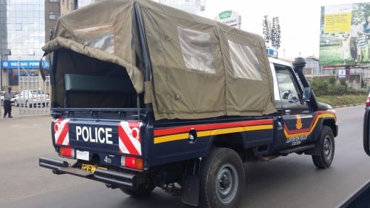 Kenya Police Vehicle