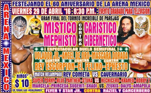 The 60th Anniversary of Arena Mexico card. Don't miss it!