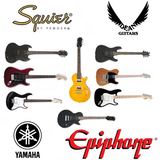 Squier, Epiphone, Dean and Yamaha each have great beginner guitar packs (including a guitar, speaker and essential accessories) - and none of those that we discuss is more than  $299!