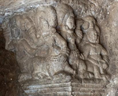 Sculpture of Surya Cave, Bhaja