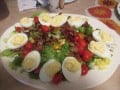 Devil Egg Salad for Low Carb Diets