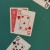Hero discards the Queen, and gets rewarded with a nine. Hero discards the Queen, and gets rewarded with a nine.