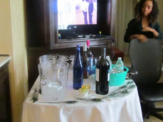 Various beverages were also served at the shower.