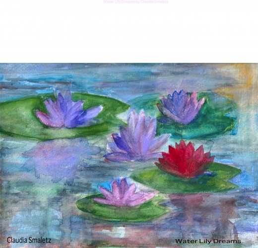 Water lilies are the architects of the plant world.