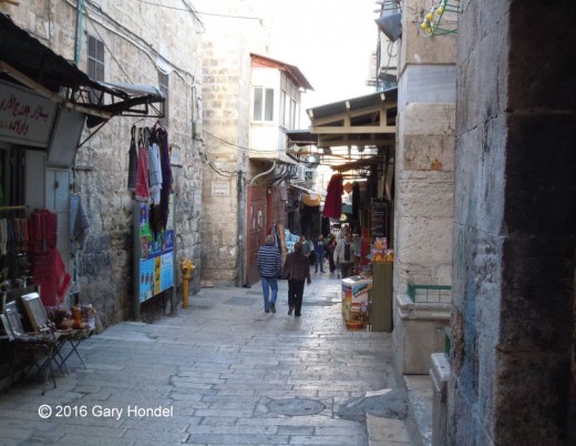 Jerusalem Shopping Street 