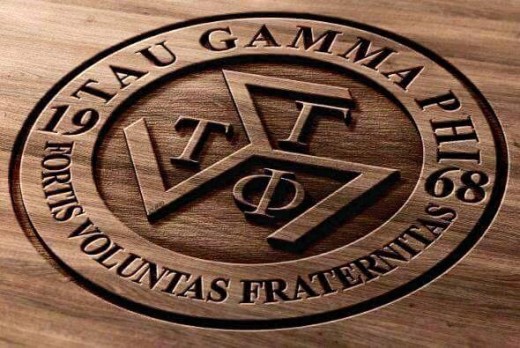 The Tau Gamma Phi Fraternity Logo