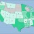US infection map as of 5/9/2016.