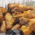 The wedding day's menu included buffalo wings and barbeque chicken. The wedding day's menu included buffalo wings and barbeque chicken.
