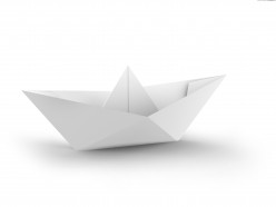 A paper boat