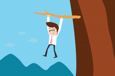 A middle age man fell on the cliff and hanging on for his dear life. Only then, he remembered there was a god.