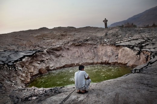 Dying sinkhole