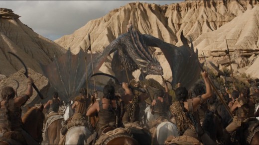 Daenerys rallies her people much better than Mace Tyrell.