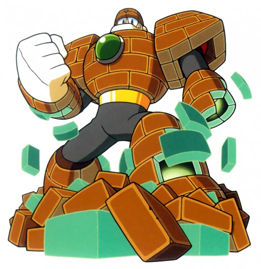 Stone Man has the power to reassemble himself if ever his body comes apart.