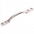 A satin nickel sash lift handle A satin nickel sash lift handle
