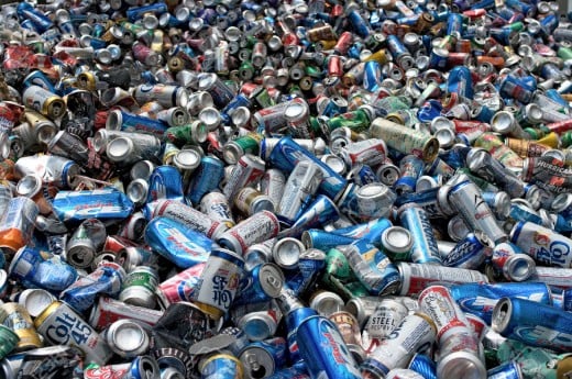 Aluminum Cans are a top recycling item
