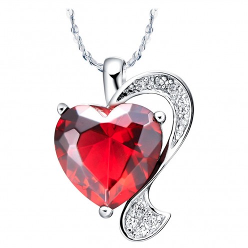 Consider choosing a heart-shaped necklace as your lover's Valentine's Day gift