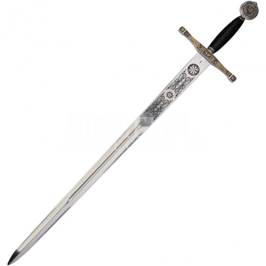 A replica of the Legendary sword Excalibur from the legends of King Arthur.