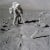 Geologist Harrison Schmitt, Apollo 17 lunar module pilot, sampling the moon's surface