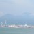 A photo taken from our balcony on the ship before we entered Naples, Italy.