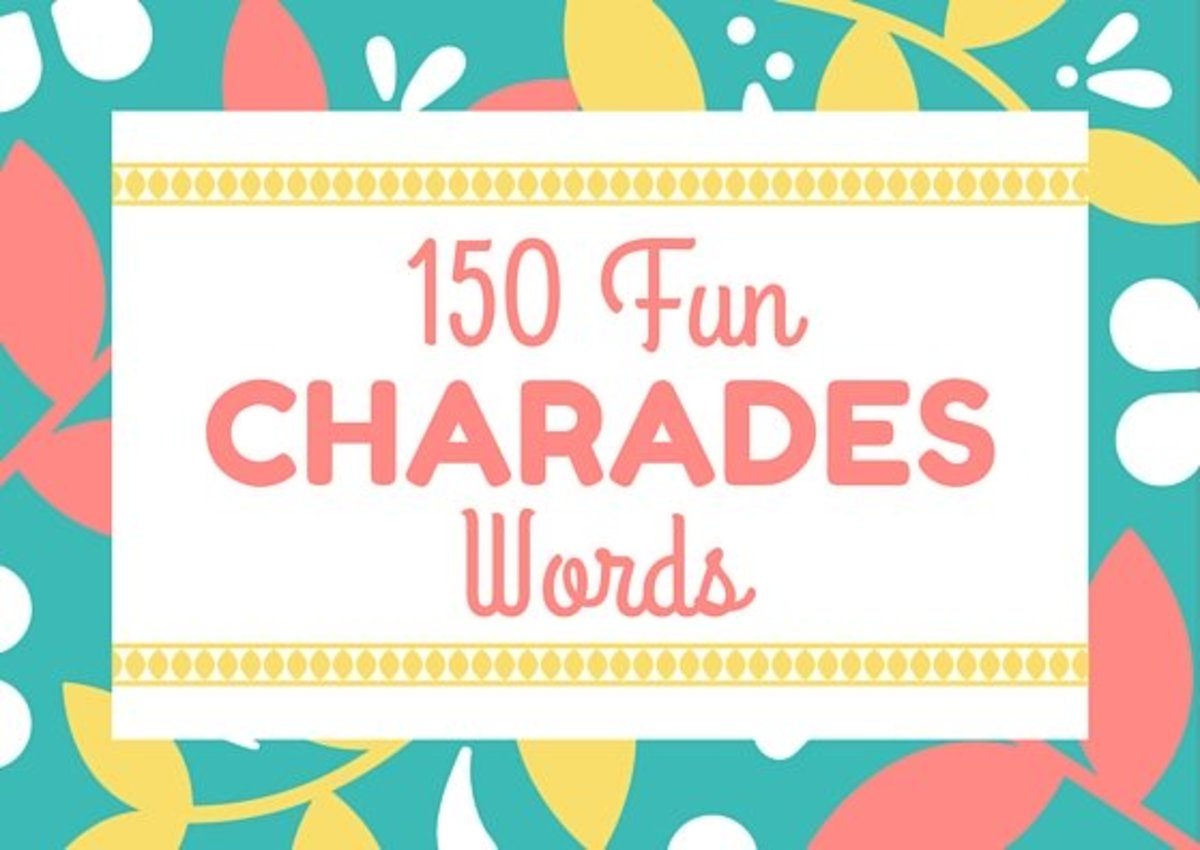 150+ Fun Charades Words and 5