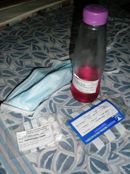 Paracetamol, Benadryl and Tamiflu...for the girl who HATES medicine